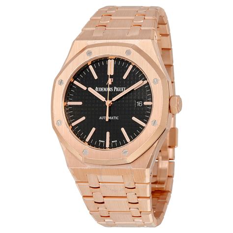 audemars piguet royal oak rose gold automatic|ap royal oak retail price.